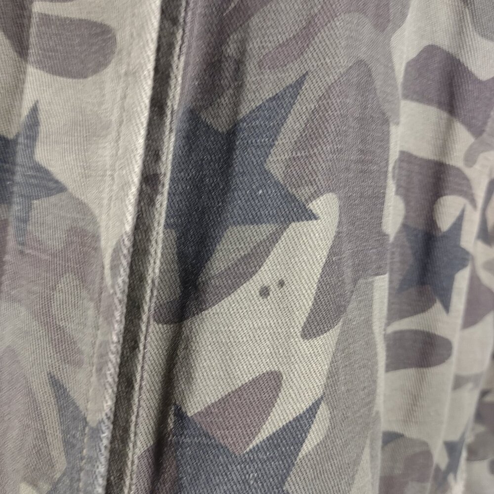 Rails Green Hendrick Star Camo Button Front Shirt… - image 3